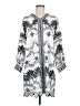 Unbranded Print White Casual Dress Size M - photo 1
