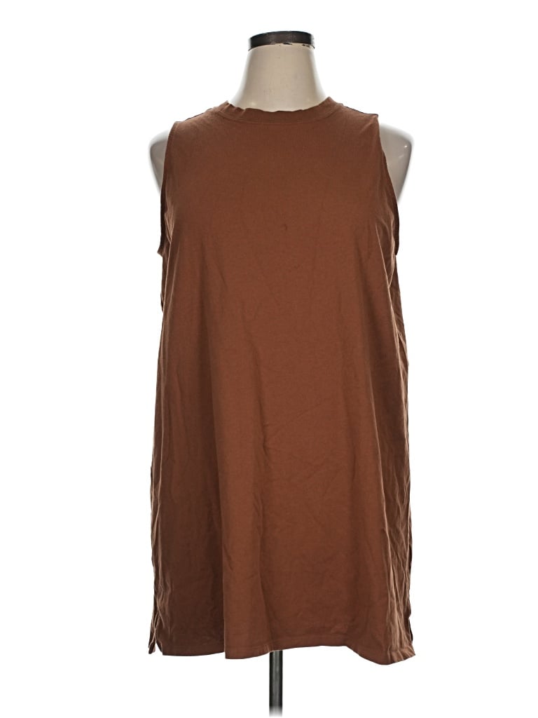 Pre-owned Old Navy Casual Dress In Brown