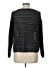 Mac & Jac Metallic Black Pullover Sweater Size L - photo 2