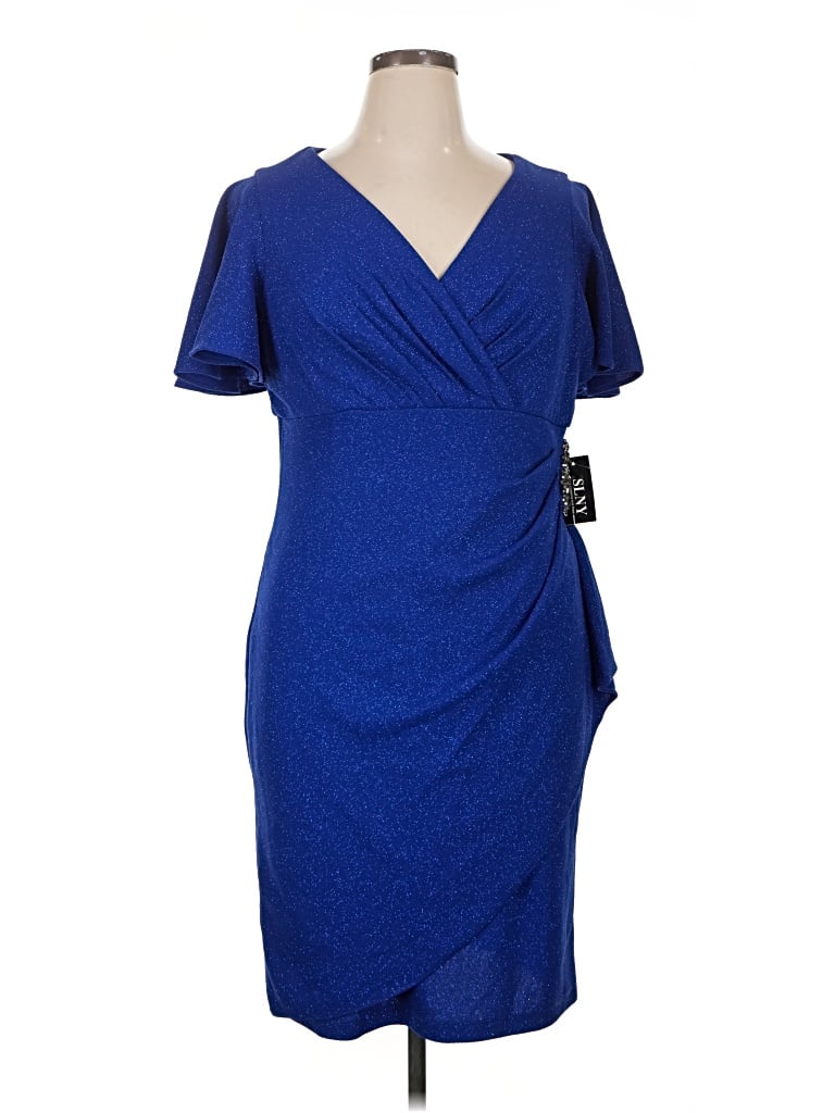 Pre-owned Slny Cocktail Dress In Blue