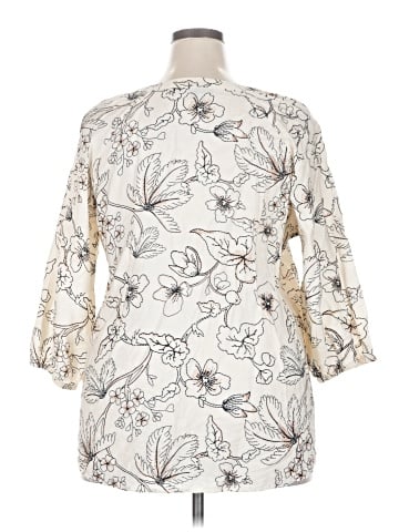 Fred David 3/4 Sleeve Blouse (view 2)