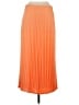 J.Crew 100% Polyester Orange Formal Skirt Size S - photo 2