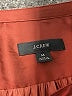 J.Crew 100% Polyester Burgundy Long Sleeve Blouse Size M - photo 7