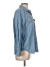 J. McLaughlin 100% Cotton Blue Long Sleeve Button-Down Shirt Size L - photo 4