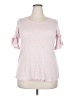Star Vixen Pink Short Sleeve Top Size 2X - photo 1