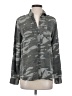 Express 100% Lyocell Camo Gray Long Sleeve Button-Down Shirt Size XS - photo 1