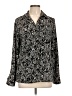 Laura Scott Black Long Sleeve Blouse Size L - photo 1