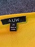 AUW Yellow Short Sleeve Top Size 2X - photo 7