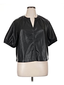 Avec Les Filles Short Sleeve Blouse