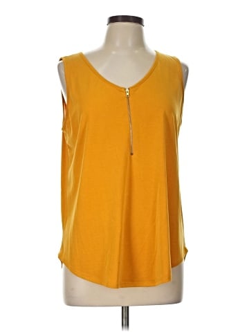 Green Envelope Sleeveless T-Shirt (view 1)