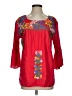 J.Marie Red 3/4 Sleeve Blouse Size S - photo 1