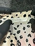 Lush 100% Polyester Animal Print Tan 3/4 Sleeve Blouse Size L - photo 7
