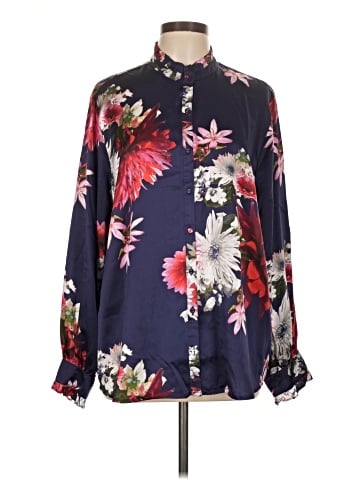 Johnny Was Long Sleeve Silk Top (view 1)
