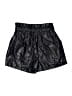 Assorted Brands Metallic Black Shorts Size S - photo 1