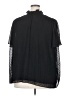Max Studio 100% Polyester Black Short Sleeve Blouse Size 2X - photo 2