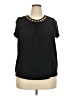 Jaclyn Smith 100% Polyester Black Short Sleeve T-Shirt Size XXL - photo 1