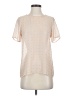 Broadway & Broome 100% Polyester Ivory Short Sleeve Blouse Size XS - photo 1
