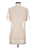 Broadway & Broome 100% Polyester Ivory Short Sleeve Blouse Size XS - photo 2