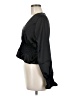 Topshop Black Long Sleeve Blouse Size 6 - photo 5