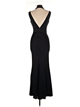 elegant evening dresses for mother of the bride Long Mother-of-the-Bride Dress with Long Sleeves Navy / 24 main image 1