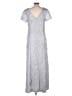 Alex Evenings 100% Polyester Silver Gray Casual Dress Size L (estimated) - photo 2