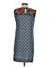 Escapada Graphic Blue Casual Dress Size S - photo 2