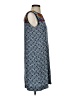 Escapada Graphic Blue Casual Dress Size S - photo 4