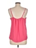 Aqua 100% Polyester Solid Pink Sleeveless Blouse Size M - photo 2