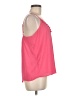 Aqua 100% Polyester Solid Pink Sleeveless Blouse Size M - photo 4