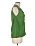 Zara 100% Polyester Green Sleeveless Blouse Size M - photo 4