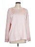 Vince. 100% Polyester Pink Long Sleeve T-Shirt Size L - photo 1