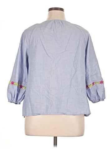 Talbots Outlet 3/4 Sleeve Blouse (view 2)