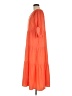 Chico's 100% Polyester Orange Casual Dress Size Med Petite (1) - photo 5
