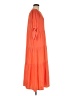 Chico's 100% Polyester Orange Casual Dress Size Med Petite (1) - photo 4