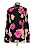 Calvin Klein 100% Polyester Floral Black Long Sleeve Blouse Size S - photo 2