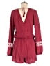 Express Hearts Burgundy Romper Size M - photo 2