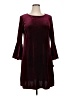 MSK Burgundy Casual Dress Size XL - photo 1