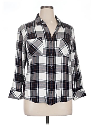 Sanctuary 3/4 Sleeve Button-Down Shirt (view 1)
