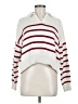Assorted Brands 100% Polyester Stripes White Pullover Sweater Size M - photo 1