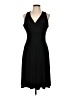 Evan Picone Solid Black Cocktail Dress Size 12 - photo 1