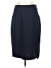 Theory Solid Blue Wool Skirt Size 4 - photo 1