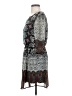 Bebop Paisley Gray Casual Dress Size S - photo 5