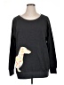 Instant Message Print Gray Sweatshirt Size 2 - photo 1