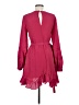 IRO 100% Polyester Burgundy Cocktail Dress Size 18 - photo 2