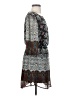Bebop Paisley Gray Casual Dress Size S - photo 4