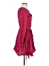 IRO 100% Polyester Burgundy Cocktail Dress Size 18 - photo 4