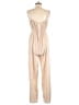 Evolutionary 100% Polyester Solid Tan Jumpsuit Size M - photo 2