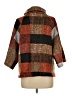 Jodifl 100% Polyester Plaid Brown Turtleneck Sweater Size L - photo 2