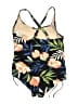 Kona Sol Tropical Blue One Piece Swimsuit Size 14 - photo 2