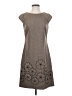 Kay Unger Graphic Gray Casual Dress Size 4 - photo 1